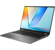 Asus Vivobook 16 Flip TP3607SA-RJ033W | Matte Gray | 16 " | OLED | Touchscreen | 3K | 2880 x 1800 pixels | Glossy | Intel Core Ultra 7 | 256V | 16 GB | LPDDR5X | Solid-state drive capacity 1000 GB | Intel Arc Graphics | Windows 11 Home | 802.11be | B