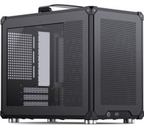 Jonsbo C6 MAX PC Case, Mini Case, Micro-ATX, Tempered Glass - black