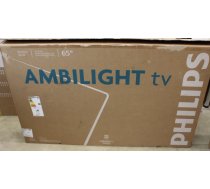 Philips 65PUS8510/12 65" (164cm) QLED 4K Ambilight TV | Philips 65PUS8510/12 | 65 | Smart TV | TITAN OS | UHD | Black | REFURBISHED, SCRATCHES LEGS AND REMOVE CONTOL