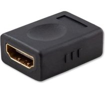 Savio HDMI (F) – HDMI (F) – Adapter, straight, barrel CL-111 Black