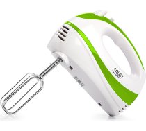Adler | AD 4205 g | Mixer | Hand Mixer | 300 W | Number of speeds 5 | Turbo mode | White/Green