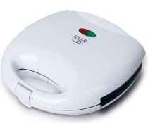 Adler | AD 301 | Sandwich maker | 750 W | Number of plates 1 | Number of pastry 2 | White