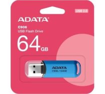 Adata | USB Flash Drive | C906 | 64 GB | USB 2.0 | Blue