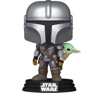 Funko Pop! - Star Wars: The Mandalorian & Grogu - The Mandalorian with Grogu (On Back) (90443)
