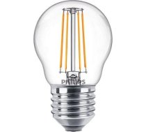 Philips LED filament bulb, P45, E27, 4.3 W, 470 lm, 2700K