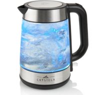 ETA | ETA615390000 | Standard kettle | 2200 W | 1.7 L | Glass | 360° rotational base | Stainless steel/Black