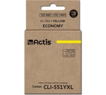 Actis KC-551Y Ink (replacement for Canon CLI-551Y; Standard; 12 ml; yellow)