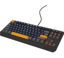 Genesis THOR 230 TKL keyboard Gaming USB + RF Wireless + Bluetooth QWERTY Black, Blue, Grey, Orange
