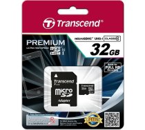 Transcend microSDXC/SDHC Class 10 UHS-I 32GB with Adapter
