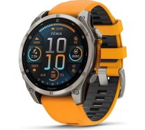 Garmin fenix 8 3.56 cm (1.4") AMOLED 47 mm Digital 454 x 454 pixels Touchscreen Graphite Wi-Fi GPS (satellite)