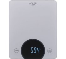 Adler | Kitchen Scale | AD 3173s | Maximum weight (capacity) 10 kg | Graduation 1 g | Display type LED | Grey