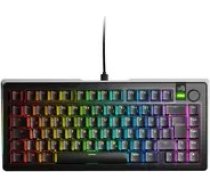 Glorious GMMK 3 Pro 75% Custom Gaming Keyboard - Pre-Built, ISO (DE), Fox Switches, Black