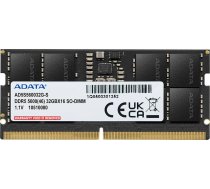 Adata Notebook memory Premier DDR5 5600 SODIMM 16GB SingleTray