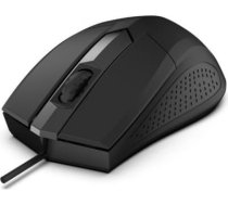 Rebeltec Focus USB Optical Mouse, 1200DPI 3 Buttons and Scroll Wheel, Sensitivity 125Hz, Cable 1.8m, Weight 66g