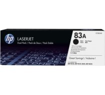 Hp Inc. Toner 83A Black 1.5k Dual Pack CF283AD