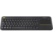 Logitech Wireless Touch Keyboard k400 plus black DE Layout / 920-007127