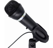 Gembird | Condenser Microphone with Desk-stand | MIC-D-04 | 3.5 mm jack | Black