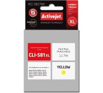 Activejet ACC-581YNX ink (replacement for Canon CLI-581XLY; Supreme; 11,70 ml; yellow)
