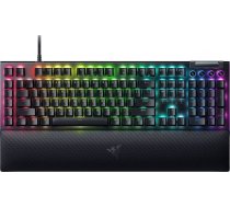 Razer | BlackWidow V4 | RGB LED light | US | Wired | Black | Yellow Switches | Mechanical Gaming keyboard