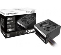 Thermaltake Power supply TR2 S Black 500W (80+ 230V EU, 2xPEG, 120mm, Single Rail)