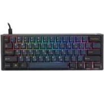 Ducky One 3 Pro Mini Nazca Line Gaming Keyboard, mechanical, 8,000 Hz, Hot Swap, RGB - Cherry MX2A Speed Silver, ANSI (US)