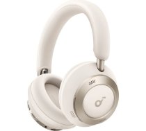 Anker Soundcore | Foldable Headphones | Space One Pro | Bluetooth | Over-ear | Microphone | Cream White | Wireless