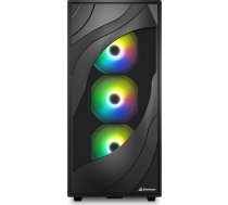 Sharkoon REBEL C80G RGB Midi Tower Black