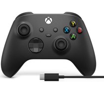 Microsoft XBOX Series X/S and XBOX ONE Wireless Controller Carbon Black+Cable USB-C