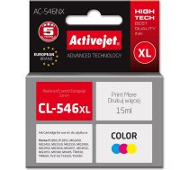 Activejet AC-546NX Printer Ink for Canon, Replacement Canon CL-546XL; Supreme; 15 ml; colour, cyan, magenta, yellow