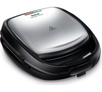 Tefal SW342D38 Sandwich Maker, Black/Stainless Steel