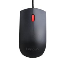 Lenovo Essential USB Wired Mouse, 1600 DPI, 1.8 m, 3 Buttons, Black | Lenovo | Essential USB Mouse | Optical sensor | wired | Black
