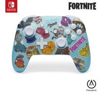 Powera Enhanced Wireless Controller for Nintendo Switch - Fortnite Sticker Mania