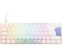 Ducky One 2 Pro Mini White Edition Gaming Tastatur, RGB LED - Cherry Silent Red