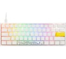 Ducky One 2 Pro Mini White Edition Gaming Keyboard, RGB LED - Cherry Blue (US)