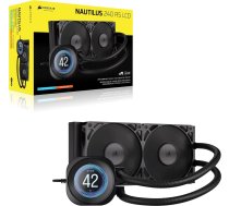 Corsair Nautilus 240 RS LCD Processor All-in-one liquid cooler 12 cm Black 1 pc(s)
