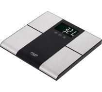 Adler | Bathroom scale with analyzer | AD 8165 | Maximum weight (capacity) 225 kg | Accuracy 100 g | Body Mass Index (BMI) measuring | Stainless steel/Black