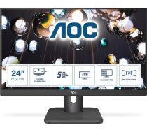 AOC E1 24E1Q computer monitor 60.5 cm (23.8") 1920 x 1080 pixels Full HD LED Black