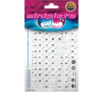 Kolm Lõvi (Minipicto) Minipicto keyboard sticker EST/RUS KB-UNI-EE02-WHT-BLUE, white/black/blue