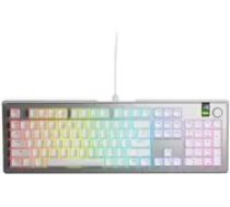Glorious GMMK 3 Pro 100% Custom Gaming Keyboard - Pre-Built, ANSI (US), Fox Switches, Silver