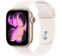 Apple Watch Series 11 GPS 42mm Rose Gold Aluminium Case with Light Blush Sport Band - S/M