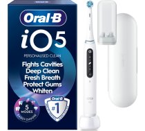 Oral B - iO5 Electric Toothbrush - White - 1 Brush Head, Premium Travel Case