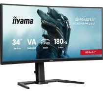 Iiyama G-MASTER Get ahead with the curved GCB3484WQSU-B1 Red Eagle featuring 180Hz refresh rate and 0.4ms response time