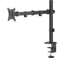 Maclean MC-753N LCD Monitor Desk Mount 17-32" 9kg VESA 75x75 100x100 Single Arm Extendable Adjustable