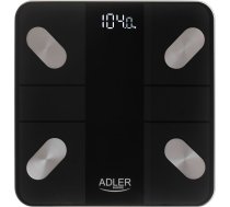 Adler Smart Bathroom Scale | AD 8186b | Maximum weight (capacity) 180 kg | Accuracy 100 g | Body Mass Index (BMI) measuring | Black