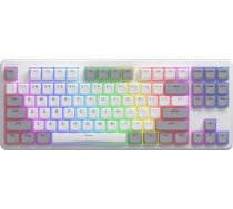 No Name HATOR Rockfall 3 TKL Wireless, white, QMK/VIA, OMA profile white-black keycaps Keyboard - linear mechanical hotswap switches - US - ANSI Layout