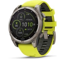 Garmin fenix 8 3.3 cm (1.3") 47 mm Digital 260 x 260 pixels Touchscreen Titanium Wi-Fi GPS (satellite)