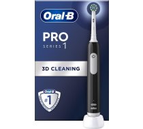 Oral-B | Pro Series 1 Cross Action | Electric Toothbrush | Rechargeable | For adults | Black | Number of brush heads included 1 | Number of teeth brushing modes 3