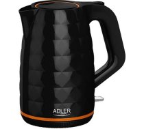 Adler | Kettle | AD 1277 | Standard | 2200 W | 1.7 L | Plastic | 360° rotational base | Black