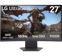 Lg Electronics Monitor 32GS60QC-B 31.5 inches QHD 1000R Curved 180Hz