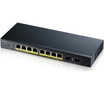 Zyxel Switch GS1900-10HP v2 8port L2 PoE 2xSFP 70W 802.3at